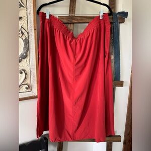 Athleta Red/Orange Savannah Skirt Sz 3X